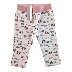  IDEXE kislány pandamintás fehér leggings