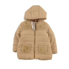 Idexe krémszínű pufi szőrmés kabát