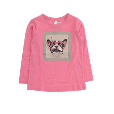 IDEXE kutyamintás pink felső - 98 gyerek póló