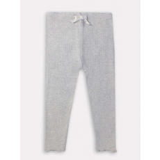  IDEXE szürke bordázott leggings - 80