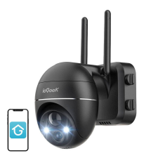 ieGeek Wireless 3MP WiFi outdoor camera ieGeek ZS-GX1S black 5200mAh megfigyelő kamera