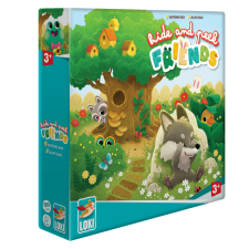 iello Hide and Peek Friends társasjáték, angol nyelvű társasjáték