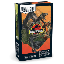iello Unmatched: Jurassic Park – InGen vs. Raptors társasjáték, angol nyelvű társasjáték