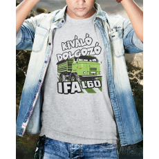  IFA póló - IFA L60 mintás póló - Kiváló dolgozó