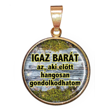 Igaz barát az... – medál lánccal vagy kulcstartóval nyaklánc