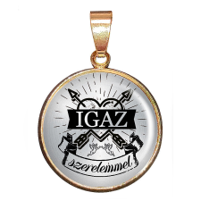  Igaz szerelemmel - medál lánccal vagy kulcstartóval medál