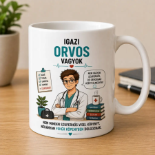  „Igazi orvos vagyok” bögre ajándék bögrék, csészék