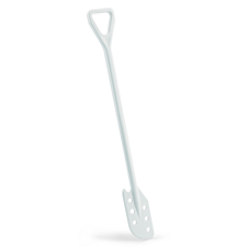  Igeax élelmiszeripari keverőlapát / kaparó perforált 130 mm x 1200 mm fehér konyhai eszköz