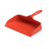 IGEAX higiéniai műanyag szemetes lapát és seprű 30cm széles, piros