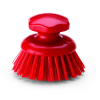IGEAX kézi ergonomikus súroló kefe kör alakú piros, közepes