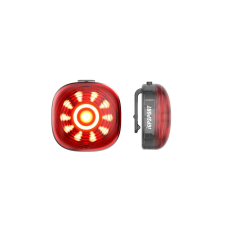 iGPSPORT TL30 USB-ről tölthető hátsó okos lámpa, fekete kerékpár lámpa