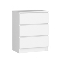 IHO-331 3 fiókos komód fehér 60*77*40 cm bútor