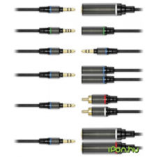 IK Multimedia Jack Elosztó Fekete 30cm IKM0038 kábel és adapter
