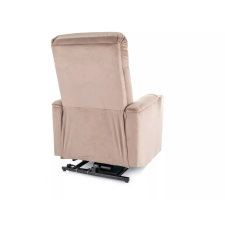  Ikar Elektromos Relax Fotel Bársony Sötétbézs bútor