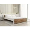  IKAROS ágy 120 x 200 cm, tölgy artisan/fehér Ágyrács: Lamellás ágyrács, Matrac: Deluxe 10 cm matrac