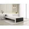  IKAROS ágy 90 x 200 cm, antracit/fehér Ágyrács: Lamellás ágyrács, Matrac: Deluxe 10 cm matrac