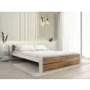  IKAROS DOUBLE ágy 140 x 200 cm, tölgy artisan/fehér Ágyrács: Léces ágyrács, Matrac: Coco Maxi 20 cm matrac