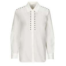 Ikks Ingek / Blúzok CHEMISE ML STRAIGHT COTTON Fehér DE 36