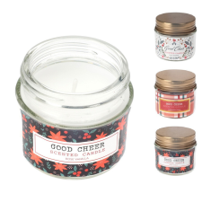  Ilatgyertya üveg tégelyben 6x6cm dekorációs kellék