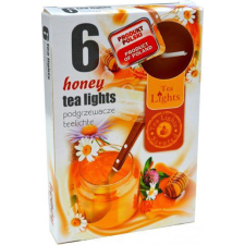  Illatos teamécses méz illatban 6 db-os gyertya