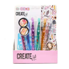  Illatos tetováló filctoll 6 darabos készlet csillámtetoválás