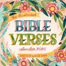 Illustrated Bible Verses Wall Calendar 2025 – Workman Calendars naptár, kalendárium
