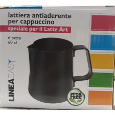  ILSA rozsdamentes-tapadásmentes tejkiöntő, fekete, 60 cl, 126062 kávé