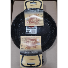 ILSA zománcozott fekete szeletsütő két füllel, 22 cm, 126027 edény