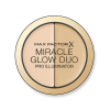  Iluminator MAX FACTOR Miracle Glow Duo Pro megvilágító, 10 Könnyű, 11 g