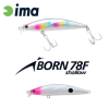  Ima Iborn 78F Shallow 78mm 8.5g 018 PH Pearl Dot wobbler