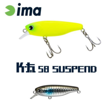  Ima K-Fat 58 Suspend 58mm 8g 010 Mullet wobbler csali