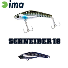  Ima Schneider 18 68mm 18g 018 Black &amp; Black műcsali csali