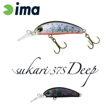  Ima Sukari 37S Deep 37mm 3g 013 Titanium Black wobbler csali
