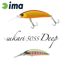  Ima Sukari 50SS Deep 50mm 5g 105 Mebuki wobbler csali