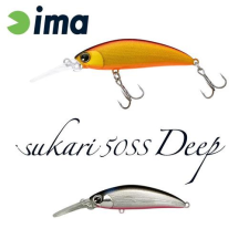  Ima Sukari 50SS Deep 50mm 5g 106 Silver Back wobbler csali