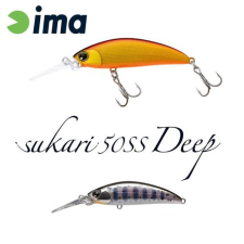  Ima Sukari 50SS Deep 50mm 5g 107 Yamame wobbler csali