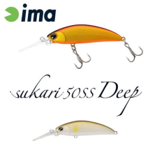  Ima Sukari 50SS Deep 50mm 5g 117 Pearl Ayu wobbler csali