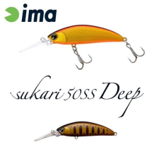  Ima Sukari 50SS Deep 50mm 5g 125 Smoked Gold Blackberry wobbler csali