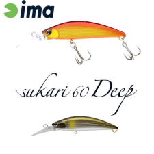 Ima Sukari 60 Deep 60mm 8g 009 Ayu wobbler csali