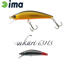  Ima Sukari 63HS 63mm 8g 014 Titanium Black 2 wobbler csali