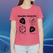 Imagine Dragons - Autogram női póló ajándéktárgy