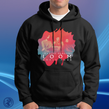 Imagine Dragons - Loom World Tour Unisex Kapucnis pulóver ajándéktárgy
