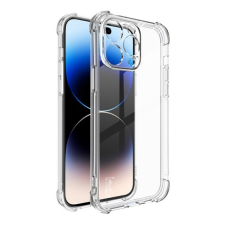 IMAK Apple iPhone 15 Pro Max szilikon telefonvédő (közepesen ütésálló, légpárnás sarok) átlátszó tok és táska