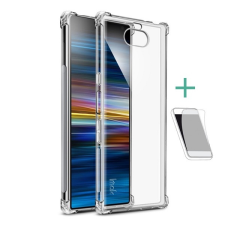IMAK Ericsson XPERIA X10 szilikon telefonvédő (közepesen ütésálló + képernyővédő fólia) átlátszó tok és táska