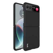 IMAK műanyag védő tok / hátlap - FEKETE - MOTOROLA Razr 40 - GYÁRI tok és táska