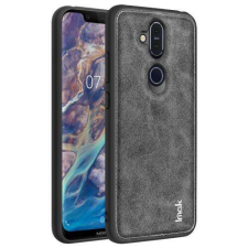 IMAK NOKIA 7.1 Plus, X7, 8.1, IMAK Fantasy műanyag mobiltok, SÖTÉTSZÜRKE tok és táska