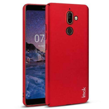 IMAK NOKIA 7 plus (2018), IMAK JAZZ SKIN műanyag mobiltok, PIROS tok és táska