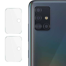 IMAK SAMSUNG Galaxy A51, Galaxy A51 5G, Imak kameralencse üvegfólia, 2db, 9H mobiltelefon kellék
