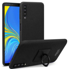 IMAK SAMSUNG Galaxy A7 (2018), IMAK Cowboy műanyag mobiltok, MATT FEKETE tok és táska