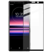 IMAK Sony Xperia 5, IMAK Pro+ üvegfólia, 9H, Full cover, Fekete mobiltelefon kellék
